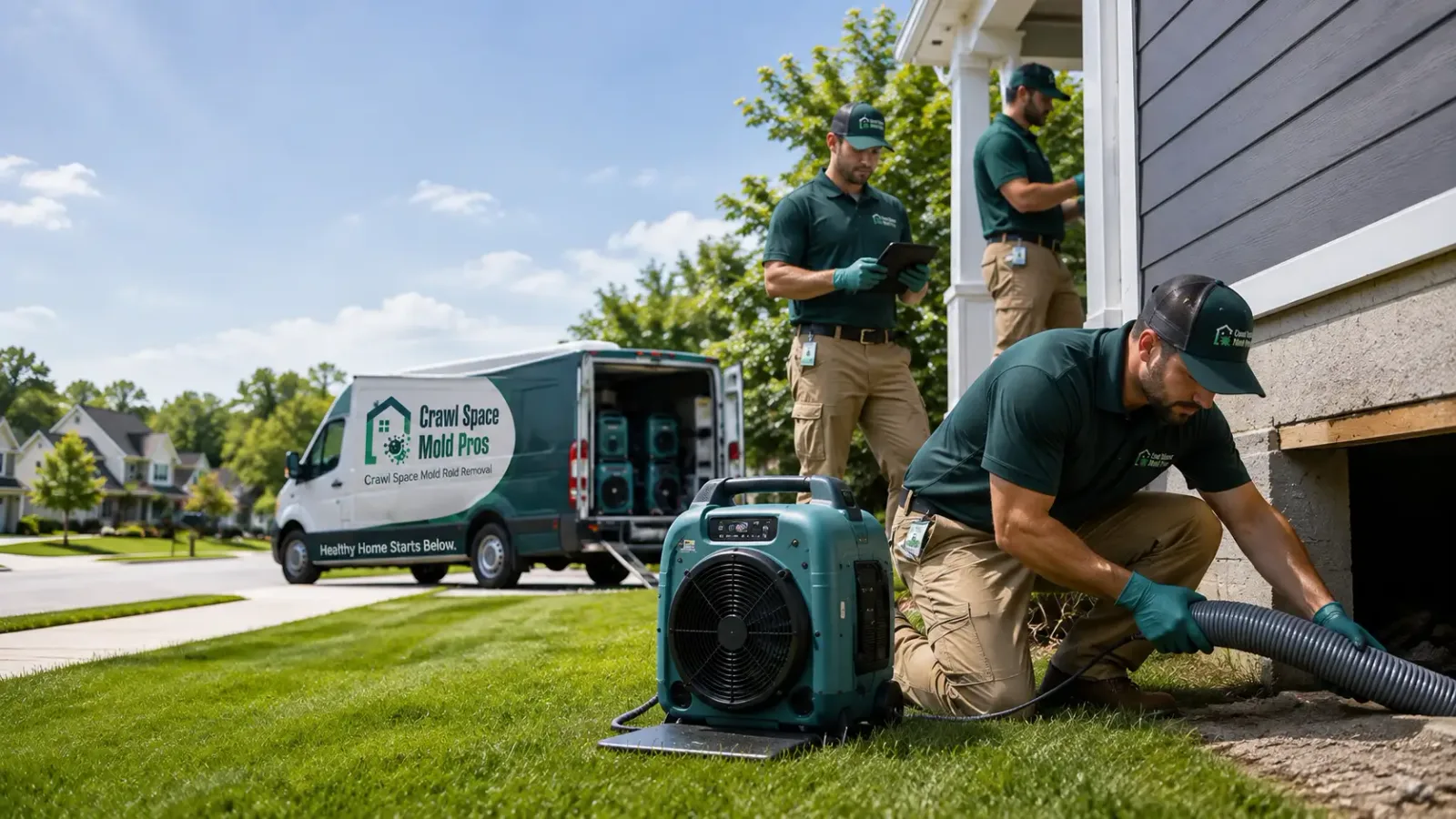 Crawl Space Mold Removal in Clementon, NJ